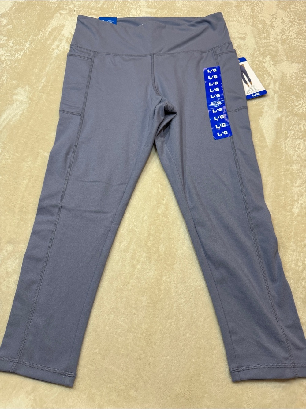 Danskin Gray Capris with Side Pockets